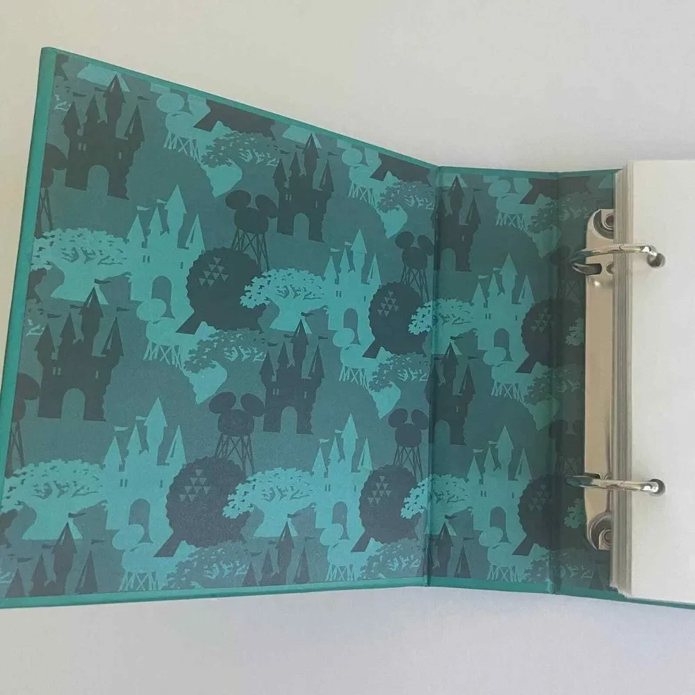 Disney World‎ 2000's Millennium Teal Blue Never Used Character Autograph Book